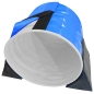 Preview: Dreieck-Sandtasche für Tunnel ø 80 cm