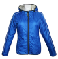 Preview: Softshell-Winterjacke blau-silber