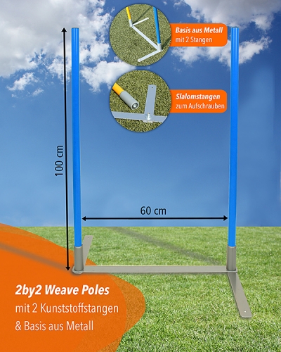 2by2 Weave Poles