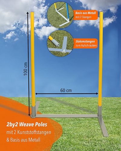 2by2 Weave Poles