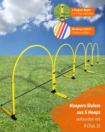 Hoppers-Slalom-Kunststoff