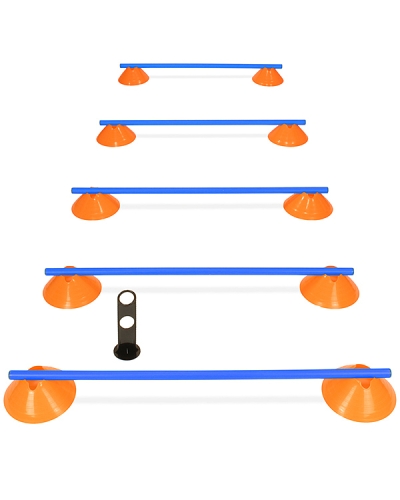 Mini-Hürden 5er Set orange/bunt