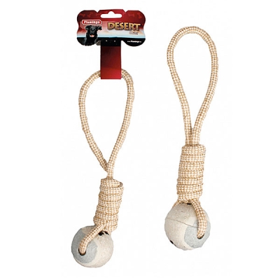 Jute Ziehzeug mit Tennisball