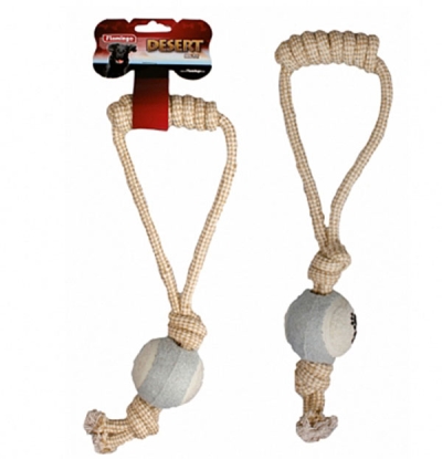 Jute Tennisball mit Griff