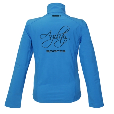 Softshell-Jacke blau