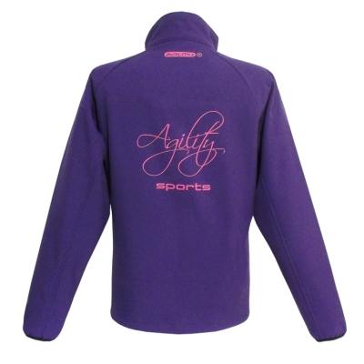 Softshell-Jacke lila