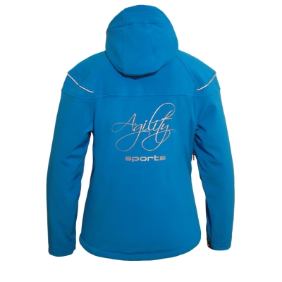 Softshell-Winterjacke blau