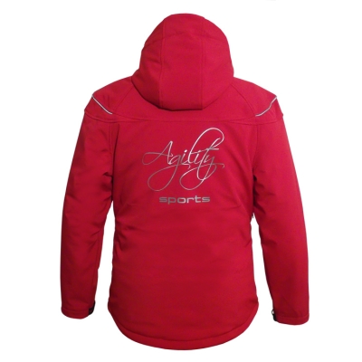Softshell-Winterjacke rot