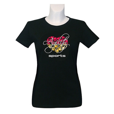 T-Shirt schwarz-rot-gold