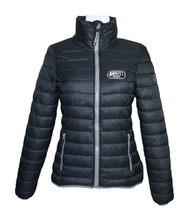 Softshell-Winterjacke blau-silber