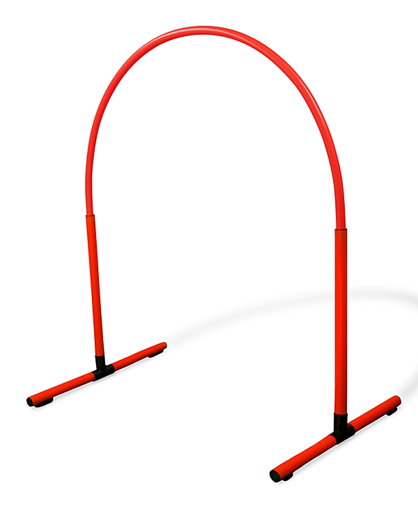 Hoopers-Bogen-Kunststoff rot