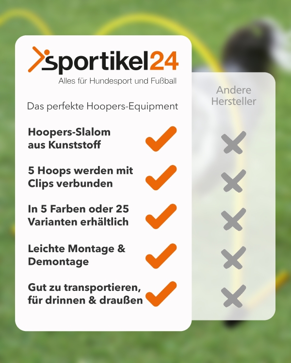 Hoppers-Slalom-Kunststoff