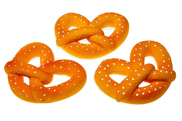 Brezel aus Latex
